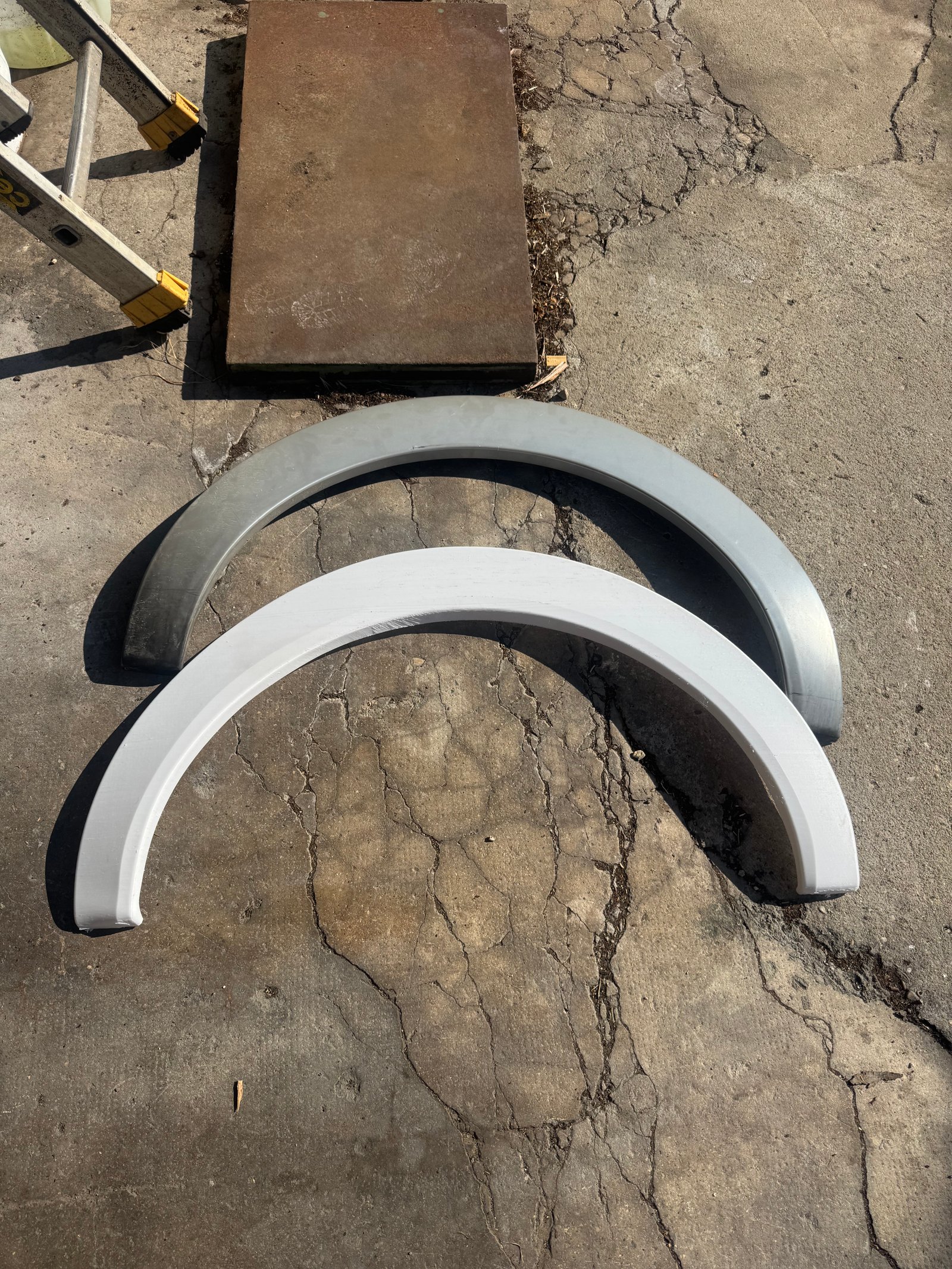 Reproduction sur mesure d’une arche de roue de camping-car